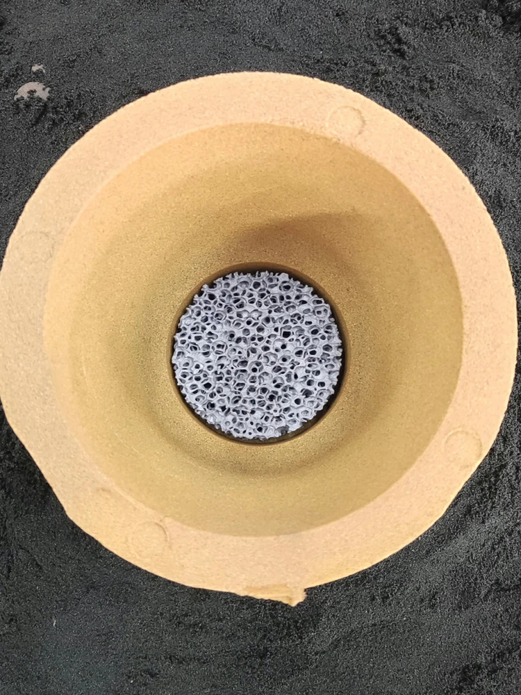 ceramic foam filter application