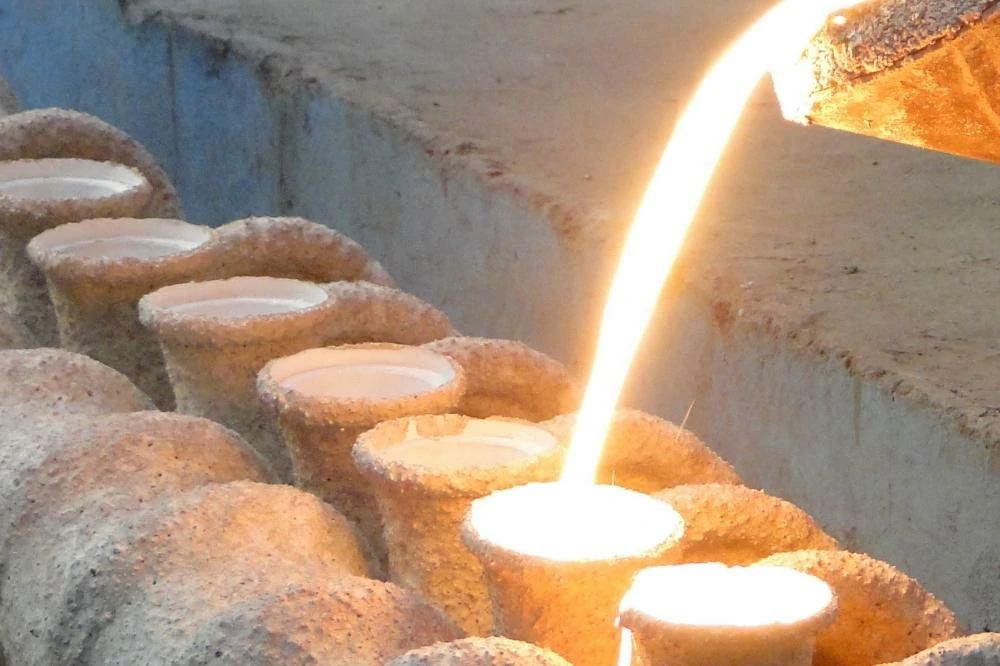 pouring cups for investment casting