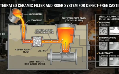 How Ceramic Filters And Risers Work Together To Fix Defect Casting?