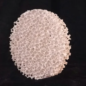 Dia 100*20 20ppi Al2O3 Alumina Ceramic Foam Filter