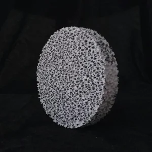round shape Ø100x22 Silicon Carbide Ceramic Foam Filter