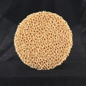 Dia 120×30-10ppi/20ppi/30ppi Zirconia Ceramic Foam Filter for Steel Foundry