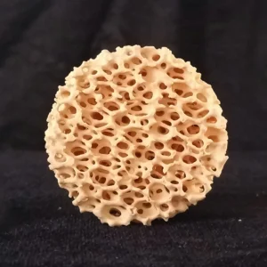 Dia 50x22 10PPI 20PPI Round Zirconia Ceramic Foam Filter for Foundry