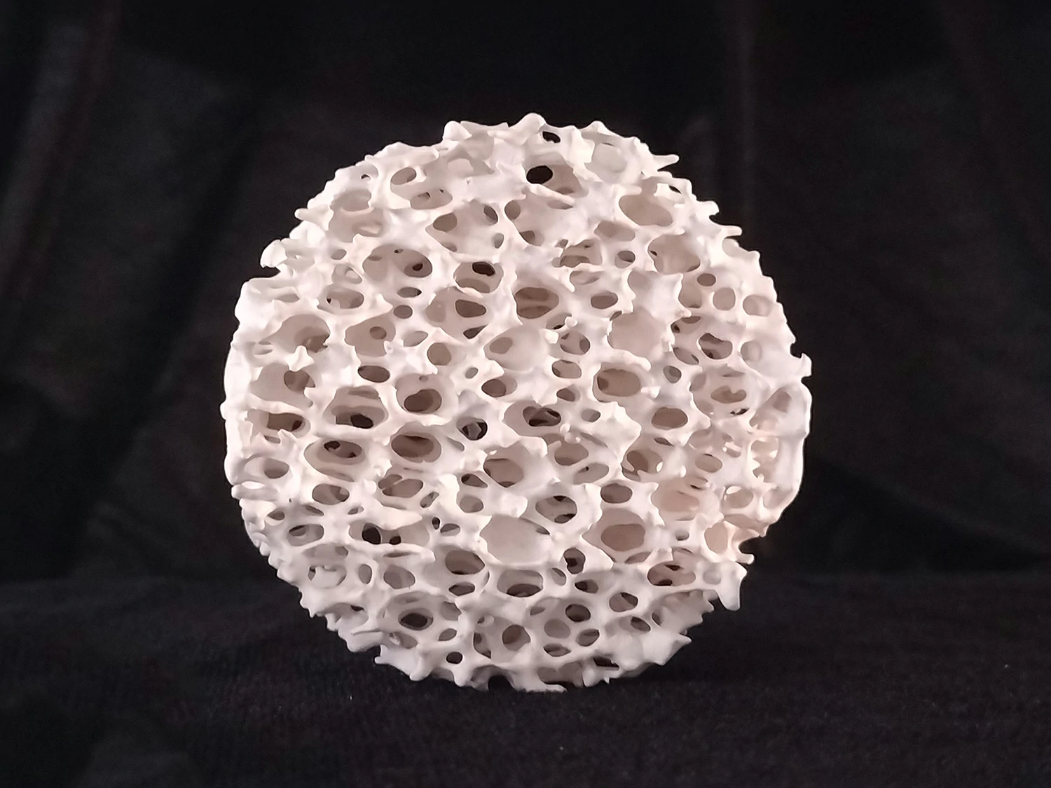 Ø50 mm 10–20 PPI Alumina Ceramic Filter for Aluminum Casting - Image 2