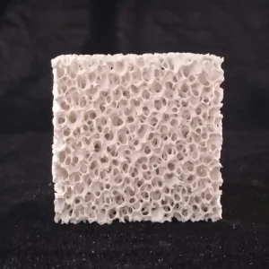 50mm(L)x50mm(W)x22mm(H) 20 PPI Alumina Ceramic Foam Filter