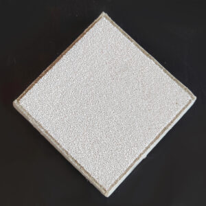 23" x 23" x 2" Ceramic Foam Filter Plate – 40/50PPI Fine-Pore Options for Aluminium Casting