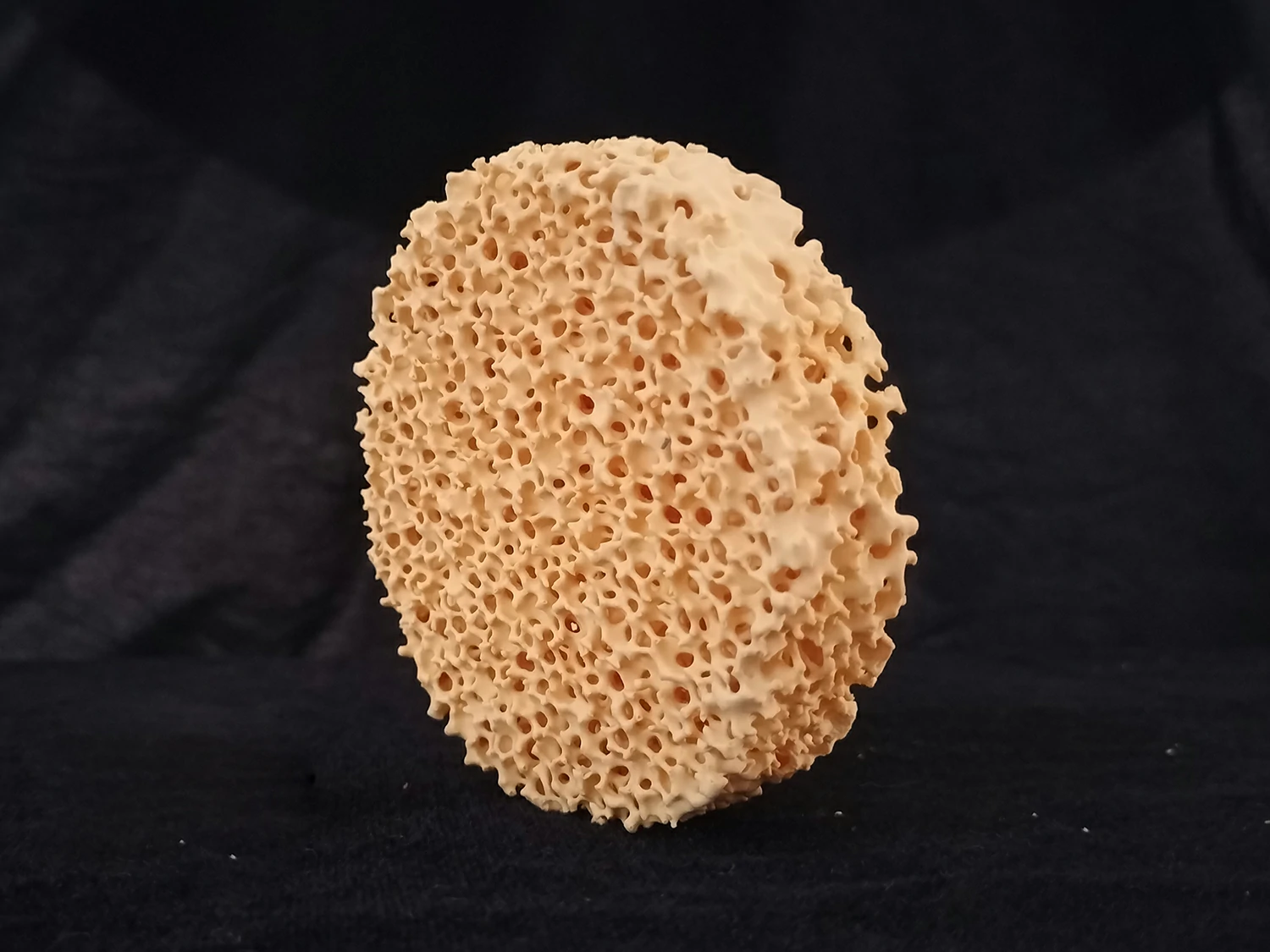 Diameter 80x22mm PPI20 Zirconium Oxide Ceramic Foam Filter for Steel and Nickel Alloy Casting