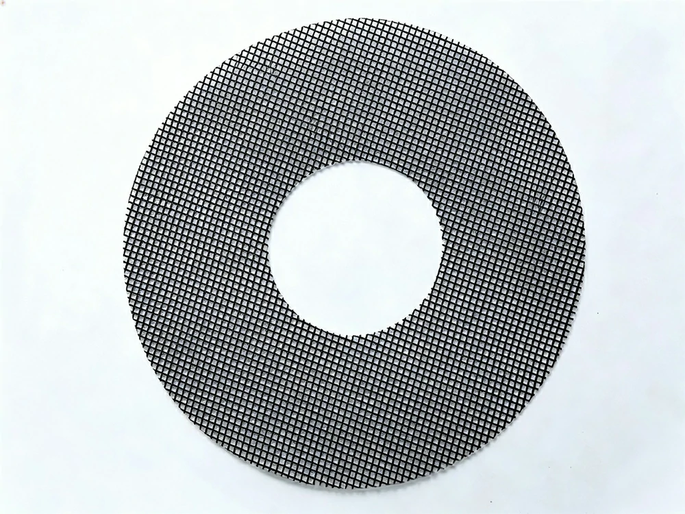 round Carbonized-Smokeless Fiberglass Filter Mesh with hole
