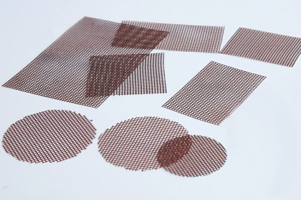 FM‑07‑CU high‑silica fiberglass mesh filter for molten copper bronze casting